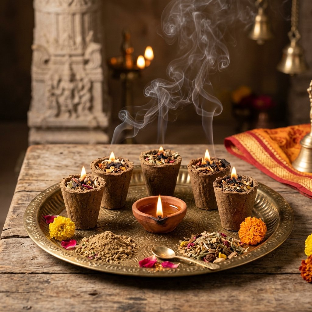 ગૌમય ધૂપ અને હવન કપ